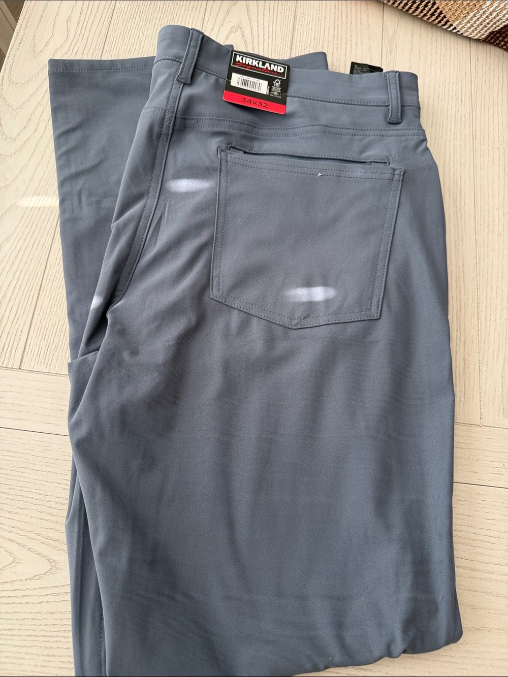 Kirkland Signature Men’s Slate Gray Chinos
